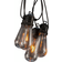 Konstsmide Tivoli Black/Clear Lysslynge 10 Lamper