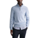 Gant Half Zip Cotton Jumper - Light Blue Melange