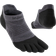 injinji Run Lightweight Mini-Crew Socks - Black