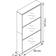 VCM Stido XL Honey Oak Shoe Rack 63x112cm