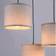 Leuchten Direkt Bark Nature Dark Pendant Lamp ∅ 52cm