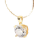 Jacques Lemans Necklace - Gold/Topaz
