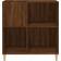 vidaXL Engineered Wood Brown Oak Armoire 84.5x89cm