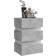 vidaXL Engineered Wood Concrete Gray Sängbord 35x45cm