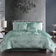 Riverbrook Home Turin Crinkle Bedspread Blue (233.7x233.7cm)