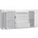 Forte L-Light White Combined High Gloss Byrå 157.7x78.3cm
