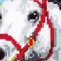 Vervaco White Horse Cross Stitch Tapestry Kit