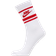 NIKE Sportswear Dri-FIT Everyday Essential Crew Socks 3-pack - White/University Red