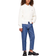 Tommy Hilfiger Girl's High Rise Tapered Stonewash Jeans - Saltpepper