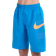 Nike Big Kid's Block Logo Breaker 8" Volley Shorts - Blue