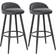 WOLTU Breakfast Kitchen Counter Islands Dark Grey Bar Stool 78.5cm 2pcs