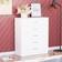 Vida Designs Riano Bedroom Storage White Chest of Drawer 90x75cm