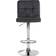 CLP Peru Black/Chrome Taburete de bar 114cm