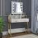 WOLTU MB6076ws White Sminkbord 40x90cm