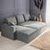 Sweeek Reversible Corner Light Grey Sofa 219cm 3 Seater