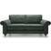 Abakus Direct Ingrid Jungle Green Sofa 215cm 3 Seater