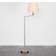 ValueLights Letitia Swing Arm Beige Floor Lamp 148cm