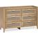Julian Bowen Sydney Natural Oak Chest of Drawer 120x75cm