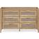 Julian Bowen Sydney Natural Oak Chest of Drawer 120x75cm
