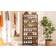 Hoobro 8-Tier Rustic Brown/Black Schuhregal 60x126cm