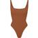 SKIMS Fits Everybody Square Neck Bodysuit - Bronze