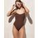 J.Crew Smocked tie-shoulder one-piece swimsuit - Dark Fudge