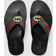 Gucci Men's Thong Sandal With Web, Red