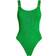 Hunza G Womens Emerald Domino Scooped-back Swimsuit