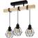 Eglo Townshend Black/Brown Loftplafond 20cm