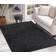 Serdim Rugs Living Room Shaggy Black 80x150cm