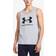 Under Armour UA Sportstyle Logo Tank, Stål Ljus Heather/Svart
