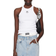 Marine Serre Ribbed Tank Top - White