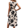 Shein Clasi Floral Print Wrap Hem Dress