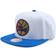 Mitchell & Ness Men's Philadelphia 76ers White/Royal Hardwood Classics 50th Anniversary Snapback Hat