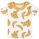 Gerber Kid's Snug Fit Pajama Set 4-pack - Bananas