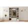 EVUHOME Volet White Wardrobe 140x184cm