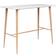 vidaXL 248145 White/Natural Bar Table 60x120cm