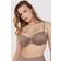 Wolf & Whistle Jade Fuller Bust Ruched Balconette Bikini Top, Taupe