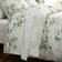 Dunelm Darla Bed Sheet Green, White (200x135cm)