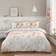 Dunelm Evelyn Rose Coral Duvet Cover Orange (220x260cm)