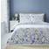 Dunelm Nola Floral Double Duvet Cover Blue (200x200cm)