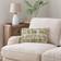 Dunelm Ava Tufted Stripe Cushion Sage Complete Decoration Pillows Green (50x30cm)