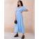 Seraphine Kleid mit Knopfleiste und V-Ausschnitt