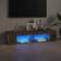 vidaXL 815695 Brown Oak TV-bänk 135x30cm