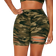 Shein SXY Camo Print Cut Out Cycling Shorts