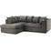 Furniture 786 Chicago Jumbo Cord Grey Sofa 212cm 4 Seater