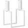 Audo Copenhagen Line White Candelabro 10cm