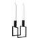 Audo Copenhagen Line Sort Lysestage 10cm
