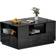 Makika Modern Entertainment Black High Gloss Coffee Table 57x95cm