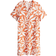 H&M Viscose Tunic Dress - Orange/Patterned